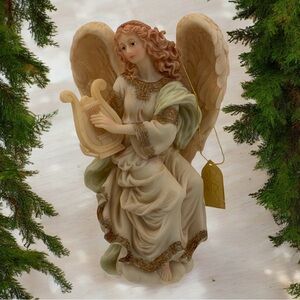 Roman Seraphim Classic Angel Figurine Cymbeline ‘Peacemaker’ 1993 Retired Rare